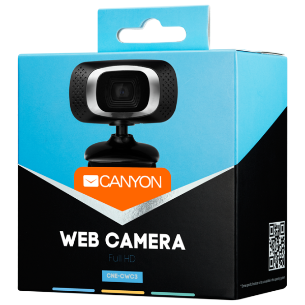Web Camera Canyon C3 2 MP / Black photo 3
