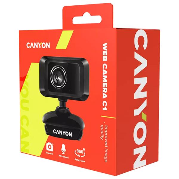 Web Camera Canyon С1 1.3 MP / Black photo 3