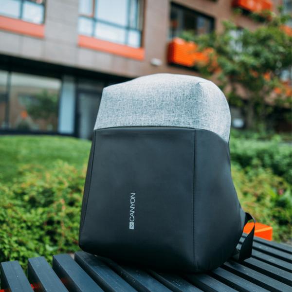 Рюкзак Canyon BP-G9 15.6"/ Серый Черный/ 20 л photo 4