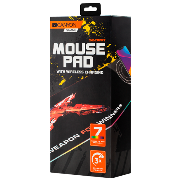 Covoraș pentru mouse Canyon CMPW7 Black photo 3