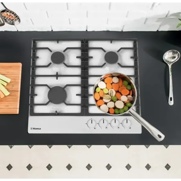 Plită încorporabilă pe gaz Hansa BHGW630301 White photo 5