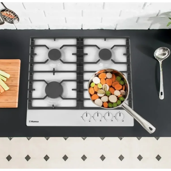 Plită încorporabilă pe gaz Hansa BHGW630301 White photo 5