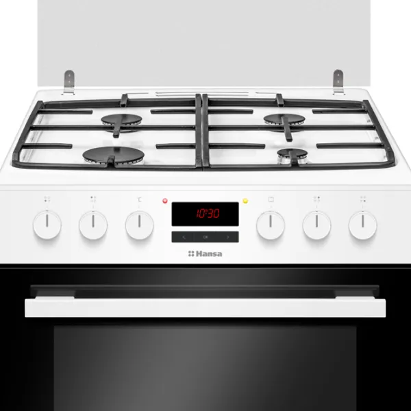 Aragaz Hansa FCMW68229 Pe gaz/ White/ Black photo 3