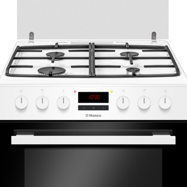 Aragaz Hansa FCMW68229 Pe gaz/ White/ Black photo 3