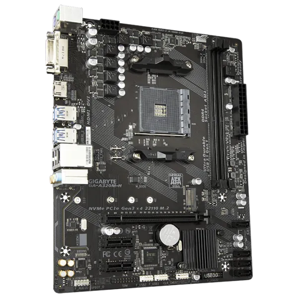 Placă de bază Gigabyte GA-A320M-H 2.0 mATX/ AMD A320 photo 2