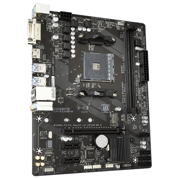 Placă de bază Gigabyte GA-A320M-H 2.0 mATX/ AMD A320 photo 2