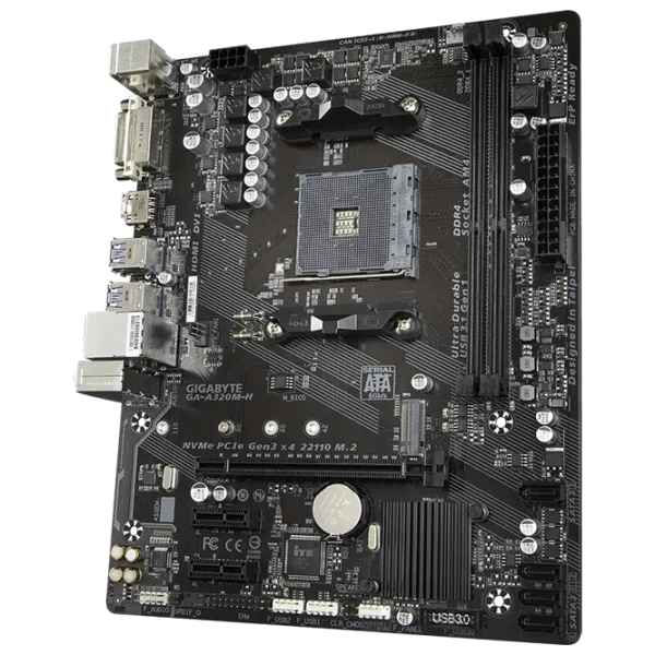 Placă de bază Gigabyte GA-A320M-H 2.0 mATX/ AMD A320 photo 3