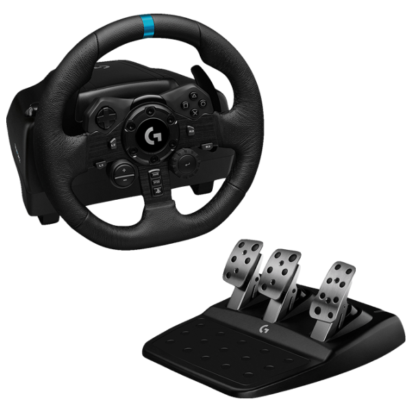 Volan Logitech G923 TrueForce Cu fir / 14 buttons / Black photo 5