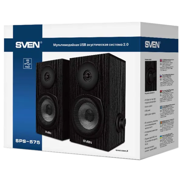 Sistem audio Sven SPS-575 6 W/ Black photo 7