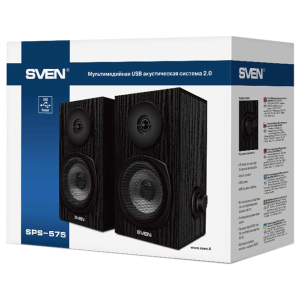 Sistem audio Sven SPS-575 6 W/ Black photo 7