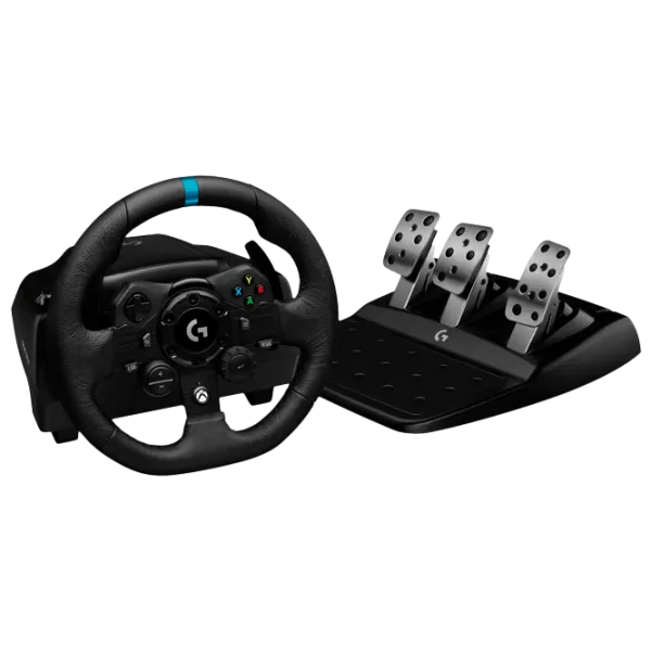 Volan Logitech G923 TrueForce Cu fir/ 14 buttons/ Black photo 6