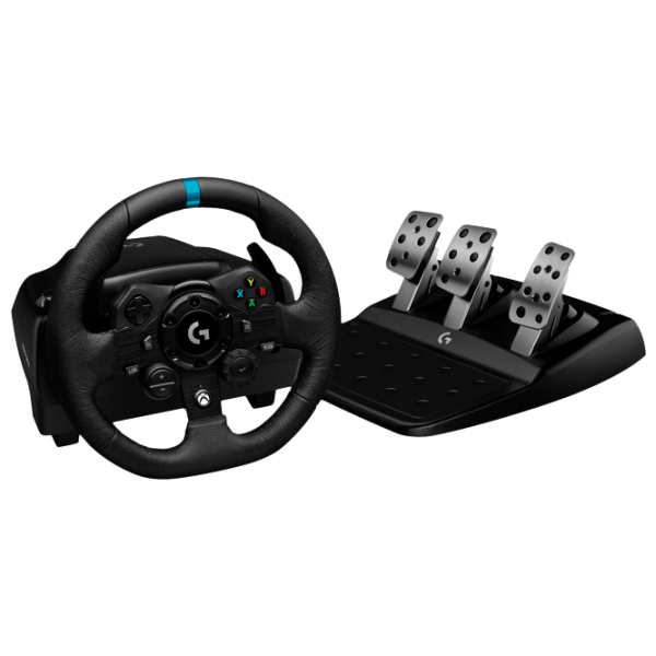 Volan Logitech G923 TrueForce Cu fir/ 14 buttons/ Black photo 6
