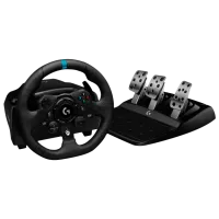 Volan Logitech G923 TrueForce Cu fir / 14 buttons / Black photo 6