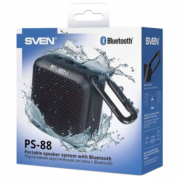 Портативная колонка Sven PS-88 7 Вт/ Черный photo 6