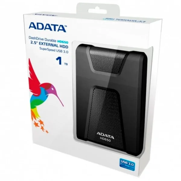 Внешний HDD HDD ADATA HD650 1 ТБ Черный photo 5