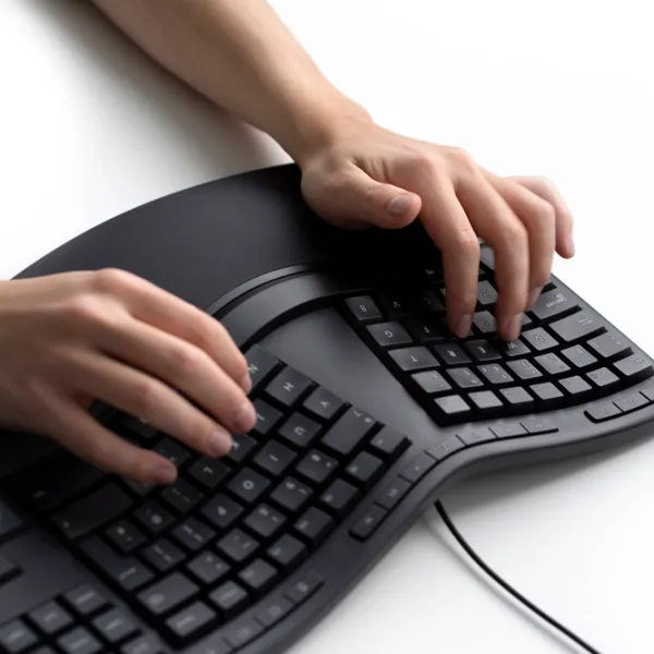 Клавиатура Microsoft Ergonomic Проводная/ Черный photo 4
