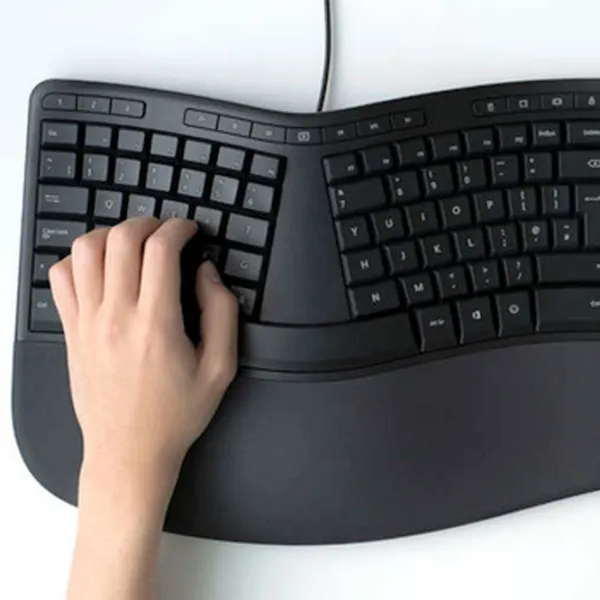 Клавиатура Microsoft Ergonomic Проводная/ Черный photo 5