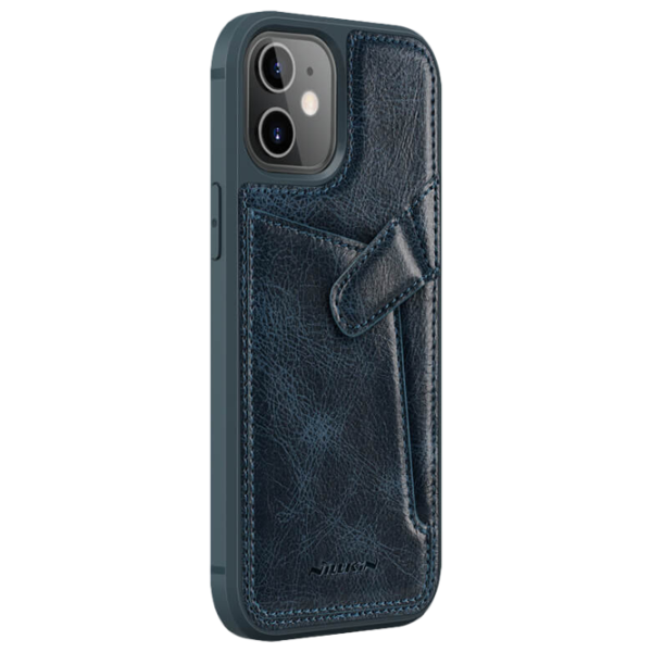 Чехол для смартфона Apple iPhone 12 mini Nillkin/ Back/ Кожа/ Синий photo 2