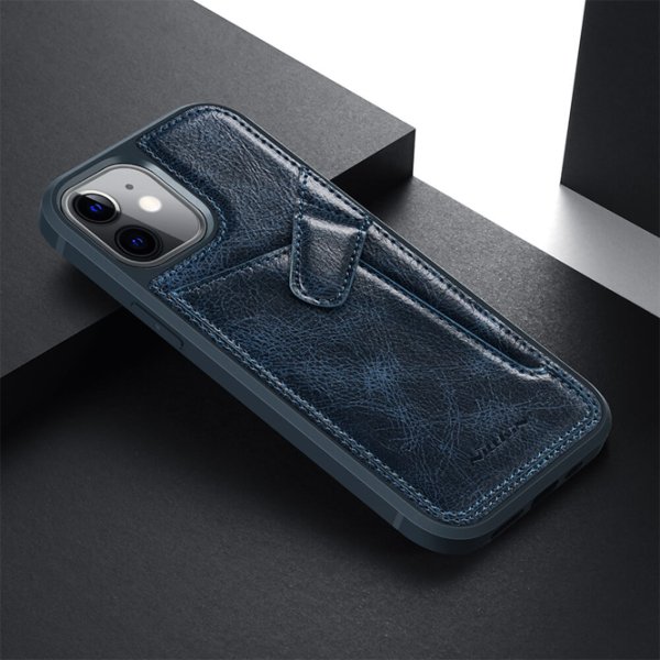 Чехол для смартфона Apple iPhone 12 mini Nillkin/ Back/ Кожа/ Синий photo 5