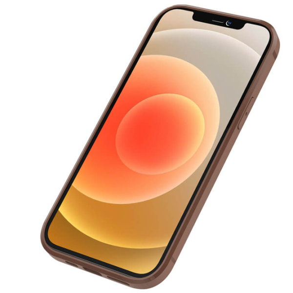 Husă pentru smartphone Apple iPhone 12 mini Nillkin/ Back/ Piele/ Brown photo 3