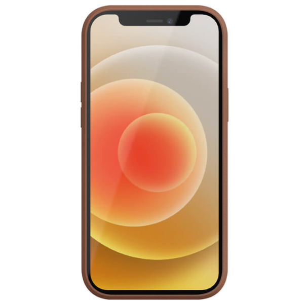 Husă pentru smartphone Apple iPhone 12 mini Nillkin/ Back/ Piele/ Brown photo 4
