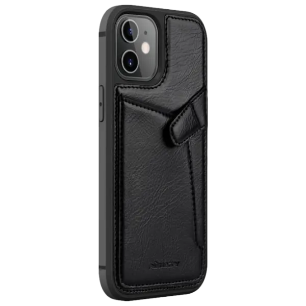 Чехол для смартфона Apple iPhone 12 mini Nillkin/ Back/ Кожа/ Черный photo 2