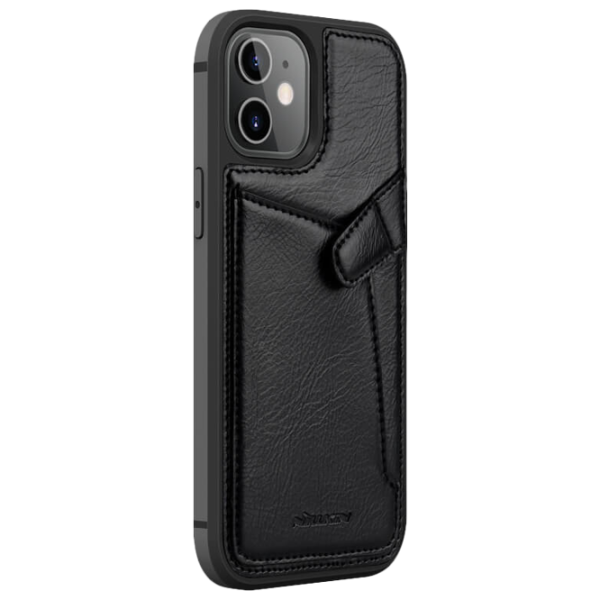 Чехол для смартфона Apple iPhone 12 mini Nillkin/ Back/ Кожа/ Черный photo 2