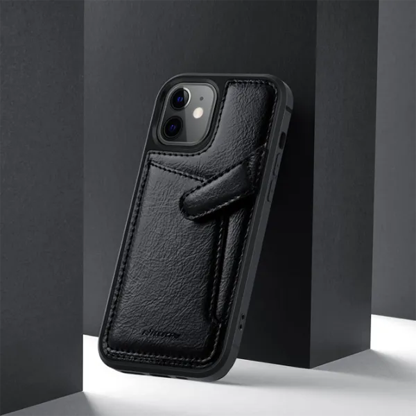 Чехол для смартфона Apple iPhone 12 mini Nillkin/ Back/ Кожа/ Черный photo 5