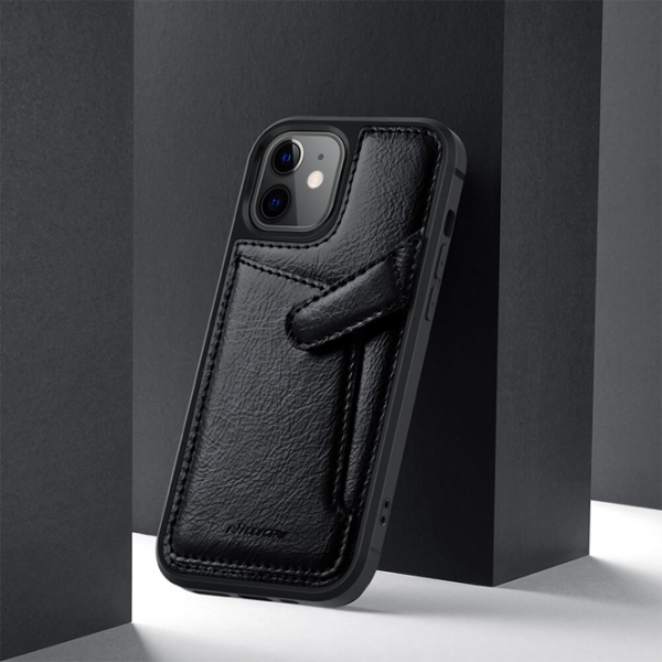 Чехол для смартфона Apple iPhone 12 mini Nillkin/ Back/ Кожа/ Черный photo 5