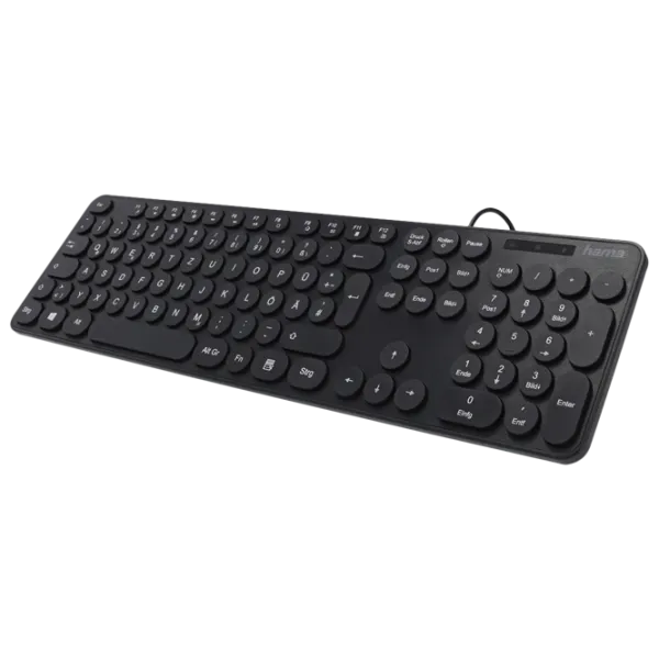 Tastatură Hama KC-500 Cu fir/ Black photo 2
