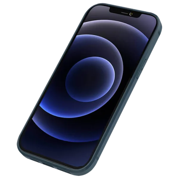 Чехол для смартфона Apple iPhone 12/ 12 Pro Nillkin/ Back/ Кожа/ Синий photo 3