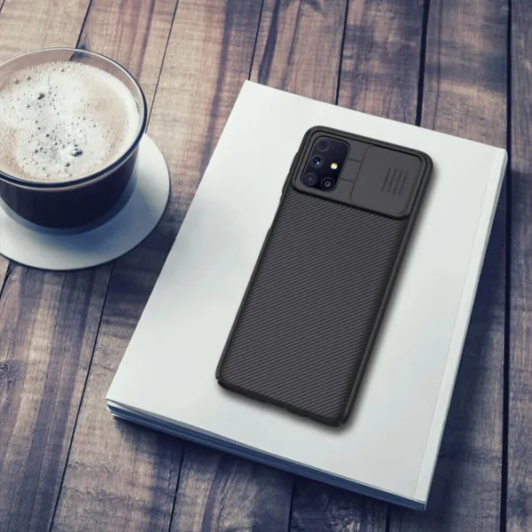 Чехол для смартфона Samsung Galaxy M31s Nillkin/ Back/ PC/ Черный photo 5 Чехол для смартфона Samsung Galaxy M31s Nillkin/ Back/ PC/ Черный photo 5