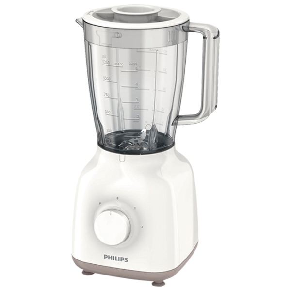 Стационарный блендер Philips HR2100/00 400 Вт / Белый photo 2
