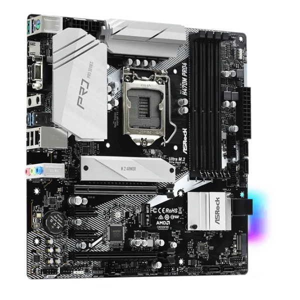 Материнская плата ASRock H470M PRO4 mATX/ Intel H470 photo 3