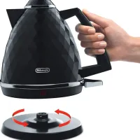 Электрочайник DeLonghi KBJ2001BK 1.7л / Скрытый / Черный photo 5