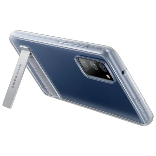 Чехол для смартфона Samsung Galaxy S20 FE Samsung/ Standing Cover/ Poliuretan/ Policarbonat/ Прозрачный photo 3