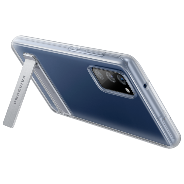 Чехол для смартфона Samsung Galaxy S20 FE Samsung/ Standing Cover/ Poliuretan/ Policarbonat/ Прозрачный photo 3