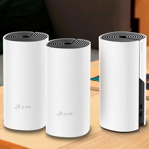 Amplificator de semnal TP-Link Deco E4(3-pack) Mesh Wi-Fi/ White photo 3