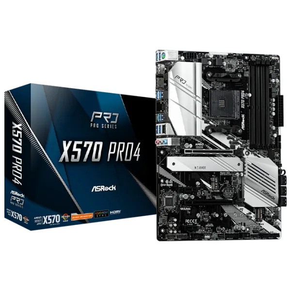 Placă de bază ASRock X570 PRO4 ATX/ AMD X570 photo 5