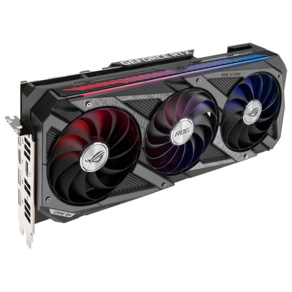 Placă video Asus GeForce RTX 3060 Ti ROG STRIX GAMING O8G LHR PCI Express x16 4.0 / 8 GB photo 2