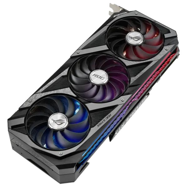 Placă video Asus GeForce RTX 3060 Ti ROG STRIX GAMING O8G LHR PCI Express x16 4.0 / 8 GB photo 3