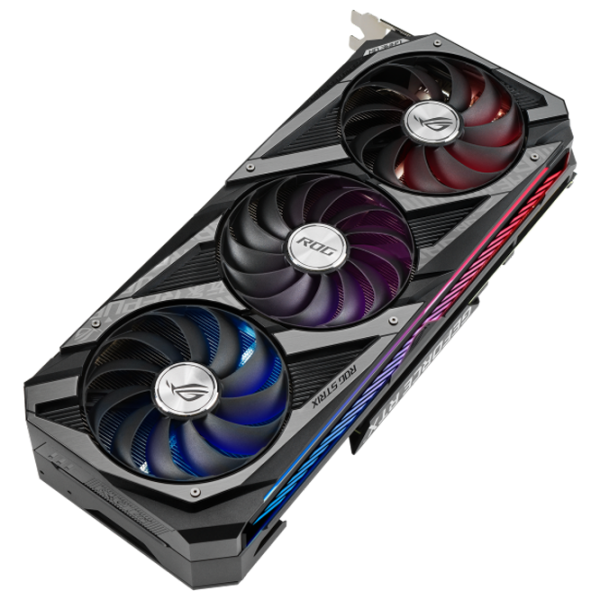 Placă video Asus GeForce RTX 3060 Ti ROG STRIX GAMING O8G LHR PCI Express x16 4.0 / 8 GB photo 3