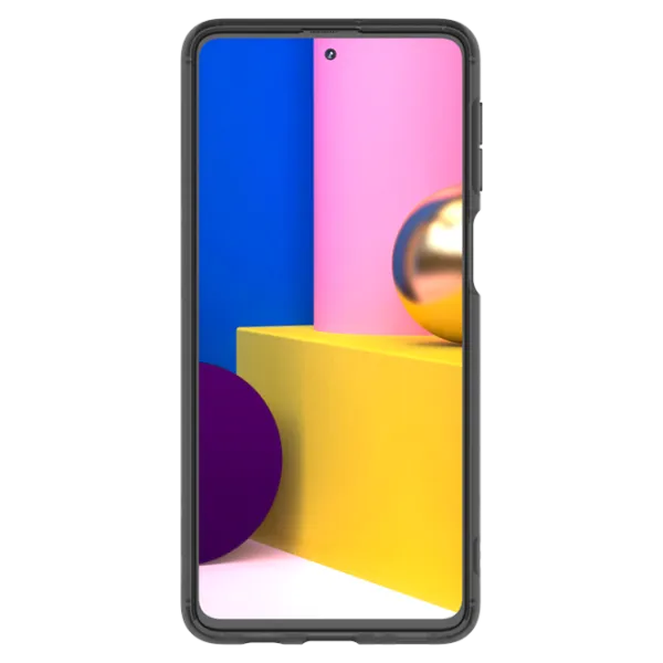 Чехол для смартфона Samsung Galaxy M31s Samsung/ Back/ TPU/ Прозрачный Черный photo 2 Чехол для смартфона Samsung Galaxy M31s Samsung/ Back/ TPU/ Прозрачный Черный photo 2