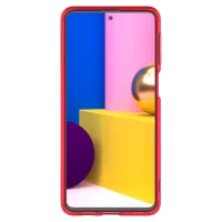 Чехол для смартфона Samsung Galaxy M31s Samsung/ Back/ TPU/ Прозрачный Красный photo 2