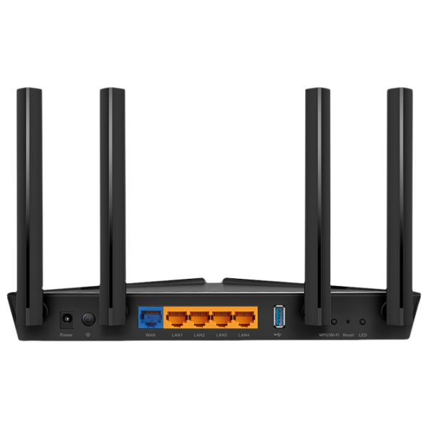 Wi-Fi Router TP-Link Archer AX50 574 Mbit/ s/ 2402 Mbit/ s/ Black photo 3 Wi-Fi Router TP-Link Archer AX50 574 Mbit/ s/ 2402 Mbit/ s/ Black photo 3