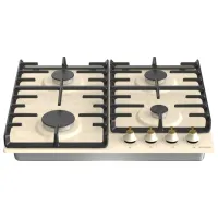 Plită încorporabilă pe gaz Gorenje G 642 CLI Ivory photo 4