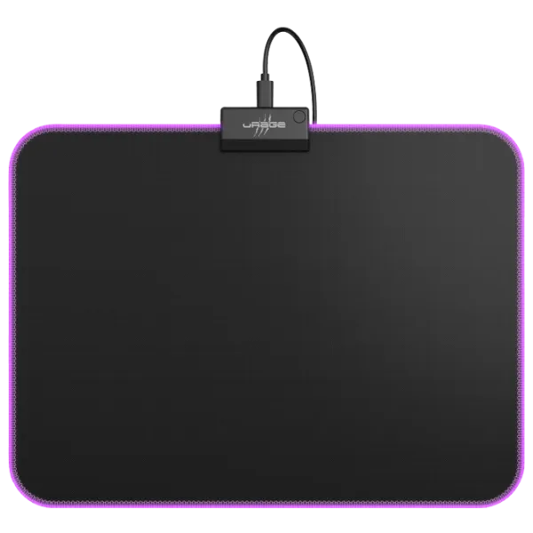 Covoraș pentru mouse Hama uRage Rag Illuminated Multicolor Black photo 3