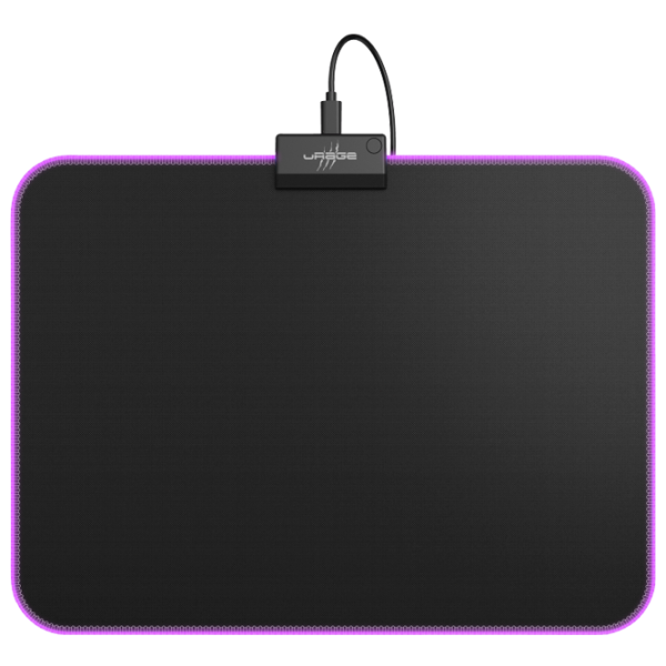 Covoraș pentru mouse Hama uRage Rag Illuminated Multicolor Black photo 3