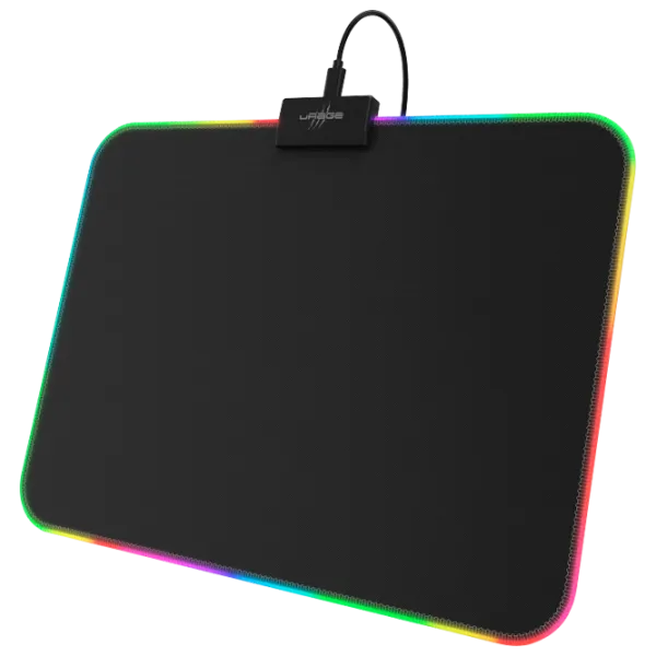 Covoraș pentru mouse Hama uRage Rag Illuminated Multicolor Black photo 5