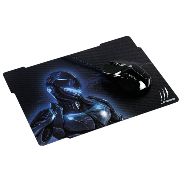 Коврик для мышки Hama uRage Cyberpad Синий Черный photo 2